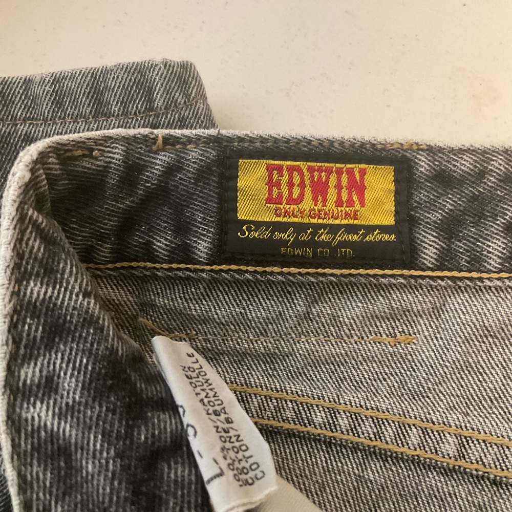 Vintage Edwin International Basic Grey Jeans W29x… - image 13